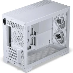 Phanteks XT M3 PC-Gehäuse, Mini-Gehäuse, mATX, RGB, Tempered Glass - inklusive 3x 120-mm-Lüfter, weiß