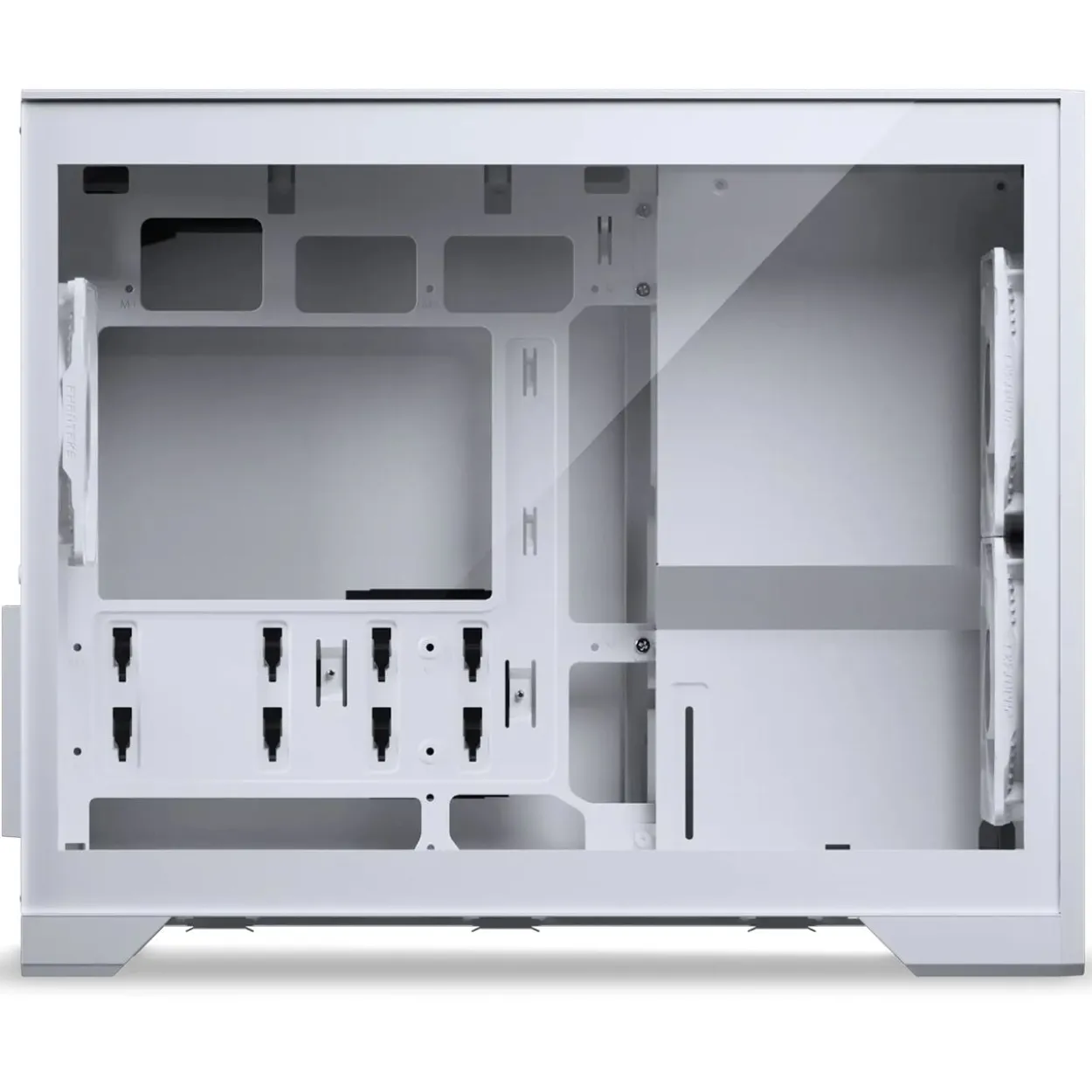 Phanteks XT M3 PC-Gehäuse, Mini-Gehäuse, mATX, RGB, Tempered Glass - inklusive 3x 120-mm-Lüfter, weiß
