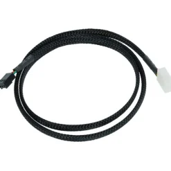 Phobya Durchflusssensorkabel 3 Polig 80cm - Schwarz gesleevt