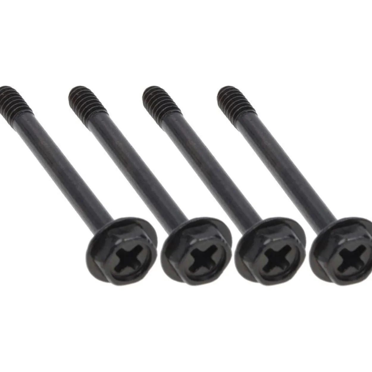 Phobya Schraube UNC 6-32 x 35 Kreuz (4xStück) - black nickel