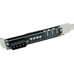 Phobya Slotblende 4Pin Molex & 3x 3Pin Lüfterstecker