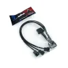 Phobya Y-Adapter 4Pin Molex auf 3x 2Pin 30cm - Schwarz