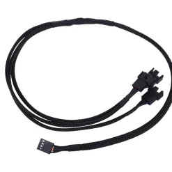 Phobya Y-Kabel 4Pin PWM auf 3x 4Pin PWM 60cm - Schwarz
