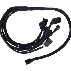 Phobya Y-Kabel 4Pin PWM auf 9x 4Pin PWM 60cm - Schwarz