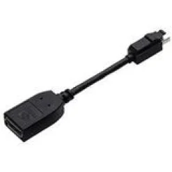 PNY Displayport Adapter Mini Displayport Stecker auf DisplayPort Buchse Schwarz