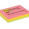 Post-it Super Sticky Meeting Notes Haftnotizen extrastark farbsortiert 3 Blöcke