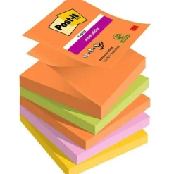 Post-it Z-Notes Boost Haftnotizen extrastark farbsortiert 5 Blöcke