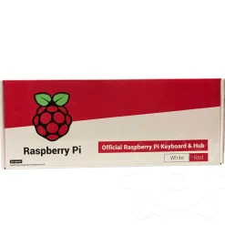 Raspberry Pi originale Tastatur in Raspberry, rot/weiss