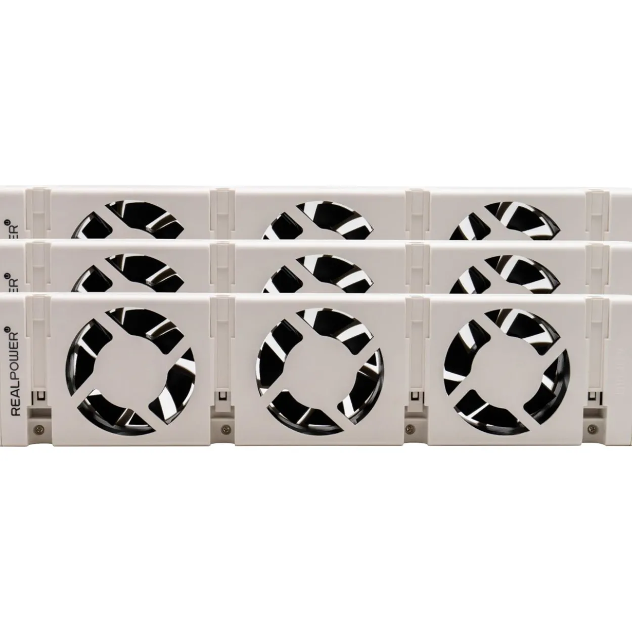 Realpower Heizungslüfter HL-3,3er Set mit 3 Ventilatoren