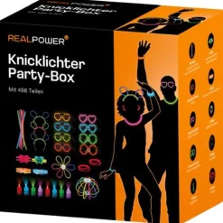 Realpower Knicklichter Big party-Box,488 Teile