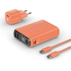 Realpower Powerbank PB-10000 Power Pack Orange