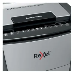 Rexel Aktenvernichter Optimum 300X P4/4x26/300 Blatt/60l/Klamm/Kred/
