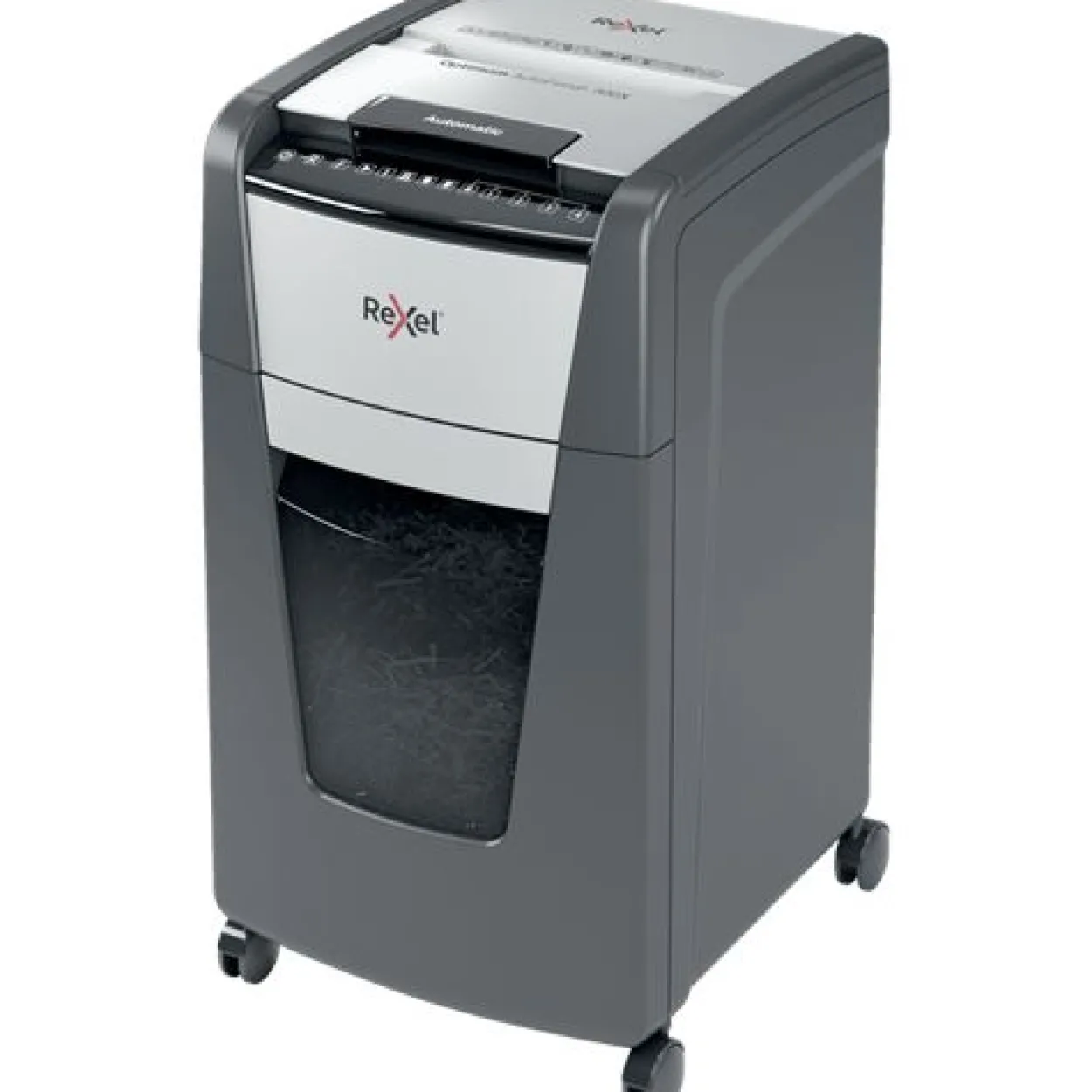Rexel Aktenvernichter Optimum 300X P4/4x26/300 Blatt/60l/Klamm/Kred/