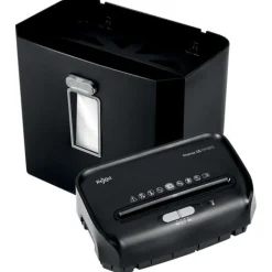 Rexel ProMax RPS812 Aktenvernichter mit Streifenschnitt P-2, 6 mm, bis 8 Blatt, schwarz