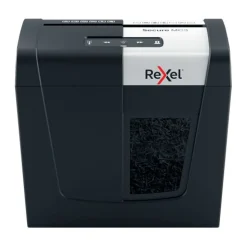 Rexel Secure MC3 Aktenvernichter mit Partikelschnitt P-5, 2 x 15 mm, bis 3 Blatt, schwarz