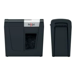Rexel Secure MC3 Aktenvernichter mit Partikelschnitt P-5, 2 x 15 mm, bis 3 Blatt, schwarz