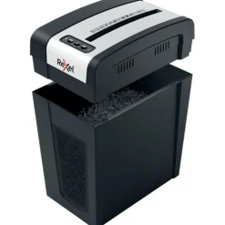Rexel Secure MC6-SL Aktenvernichter mit Partikelschnitt P-5, 2 x 15 mm, bis 6 Blatt, schwarz