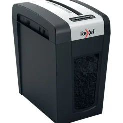 Rexel Secure MC6-SL Aktenvernichter mit Partikelschnitt P-5, 2 x 15 mm, bis 6 Blatt, schwarz