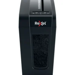 Rexel Secure X8-SL Aktenvernichter mit Partikelschnitt P-4, 4 x 40 mm, bis 8 Blatt, schwarz