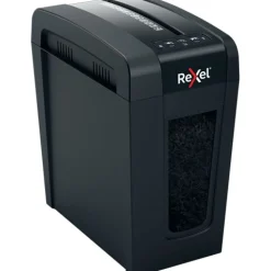 Rexel Secure X8-SL Aktenvernichter mit Partikelschnitt P-4, 4 x 40 mm, bis 8 Blatt, schwarz