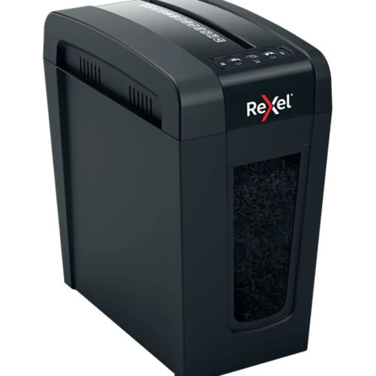 Rexel Secure X8-SL Aktenvernichter mit Partikelschnitt P-4, 4 x 40 mm, bis 8 Blatt, schwarz