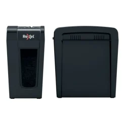 Rexel Secure X8-SL Aktenvernichter mit Partikelschnitt P-4, 4 x 40 mm, bis 8 Blatt, schwarz