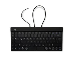 R-GO Tools Split Tastatur USB Deutsch schwarz (kabelgebunden)