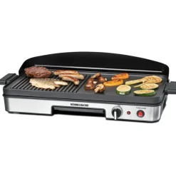 Rommelsbacher Elektrogrill BBQ 2003 (schwarz/edelstahl, 1.900 Watt)