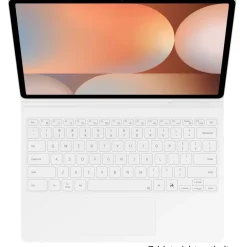 Samsung Book Cover Keyboard AI Key White, for Galaxy Tab S10+/S9+/S9 FE+, Qwerty