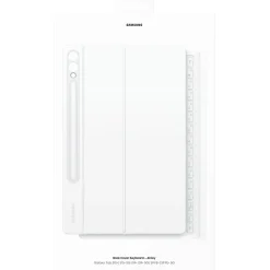 Samsung Book Cover Keyboard AI Key White, for Galaxy Tab S10+/S9+/S9 FE+, Qwerty