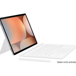 Samsung Book Cover Keyboard AI Key White, for Galaxy Tab S10+/S9+/S9 FE+, Qwerty