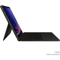Samsung Book Cover Keyboard für Galaxy Tab S9 / Tab S9 FE Black