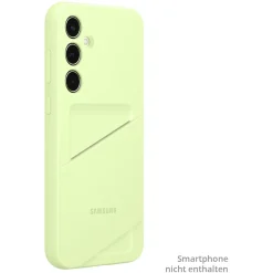 Samsung Card Slot Case für Galaxy A35 hellgrün