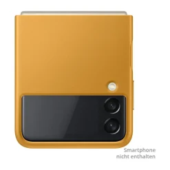 Samsung Leather Cover Yellow, F111 Galaxy Z Flip3, EF-VF711LY, Retail