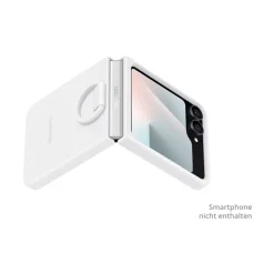 Samsung Silicone Case with Ring Weiss, für Galaxy Flip6 / Flip7 FE, EF-PF741TWEGWW