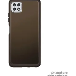 Samsung Soft Clear Cover EF-QA226 f. Galaxy A22 5G, schwarz
