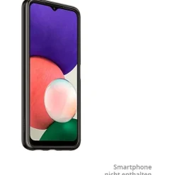 Samsung Soft Clear Cover EF-QA226 f. Galaxy A22 5G, schwarz
