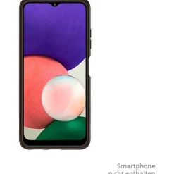 Samsung Soft Clear Cover EF-QA226 f. Galaxy A22 5G, schwarz