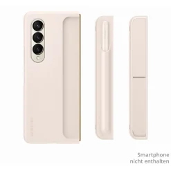 Samsung Standing Cover mit Pen Sand, für Galaxy Z Fold4, EF-OF93PCUEGWW
