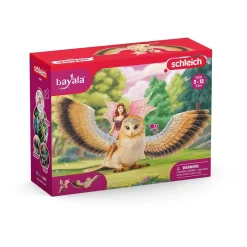 Schleich Bayala Elfe auf Glitzer-Eule V2