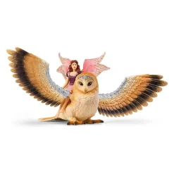 Schleich Bayala Elfe auf Glitzer-Eule V2