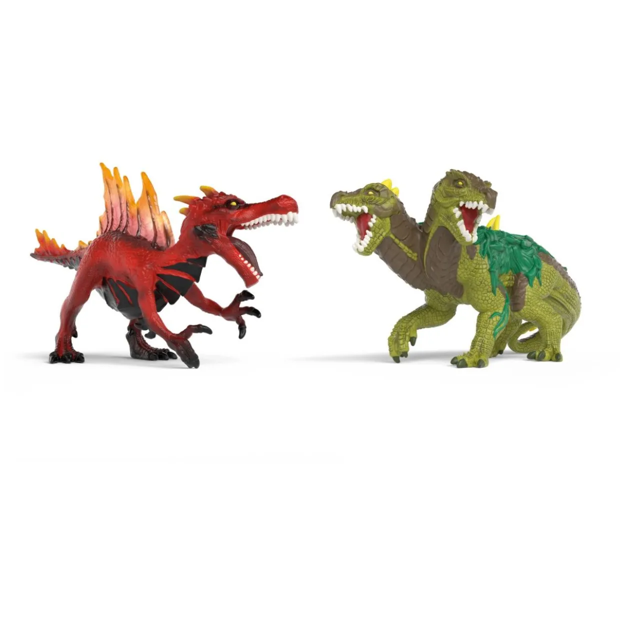 Schleich Eldrador Creatures Feuersaurier vs. Dschungelechse