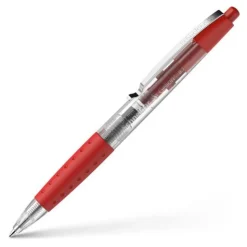 Schneider Gelion+ Gelschreiber rot/transparent 0,4 mm, Schreibfarbe: rot, 10 St.