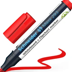 Schneider Maxx 293 Whiteboard- und Flipchart-Marker rot 2,0 - 5,0 mm, 1 St.