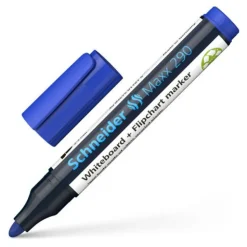 Schneider Maxx 290 Whiteboard- und Flipchart-Marker schwarz 2,0 - 3,0 mm, 1 St. blau