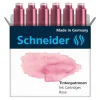 Schneider Pastell Tintenpatronen für Füller Rose 6 St.