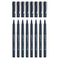 Schneider Pictus Fineliner-Set schwarz, 8 St.
