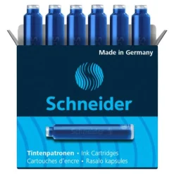 Schneider Tintenpatronen für Füller blau 6 St.