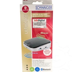 Schwaiger Bluetooth Musik Empfänger & Sender schwarz