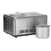 Severin 2-in-1 Eismaschine EZ 7406, mit Joghurtfunktion (edelstahl (gebürstet), für 2.000ml Eiscreme, 180 Watt Kompressor)